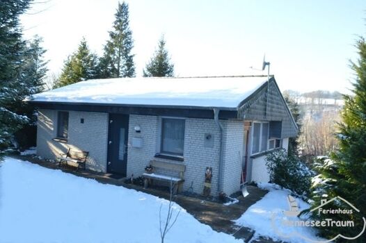 Das Ferienhaus HenneseeTraum im Schnee