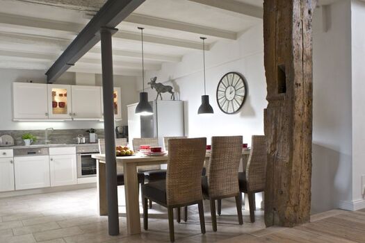 Offene Küche im Wohnbereich