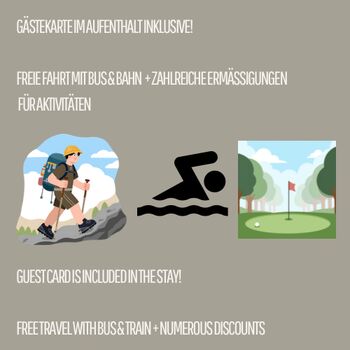 Gästekarte inklusive mit zahlreichen Ermäßigungen