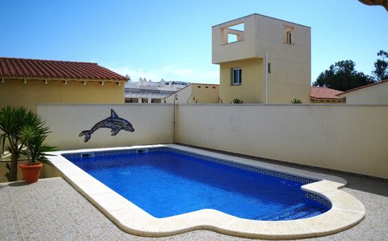 Der nicht einsehbare Poolbereich