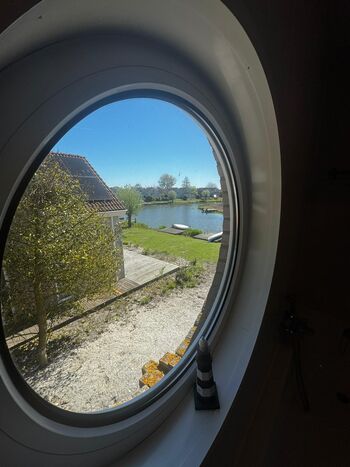 Blick aus dem Badezimmer