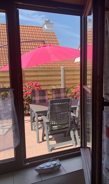 Sicht aus dem Wohnzimmerfenster