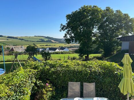 Ausblick von der oberen Terrasse