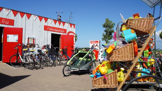 Radverleih im Feriendorf