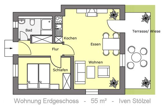 Grundriß Wohnung