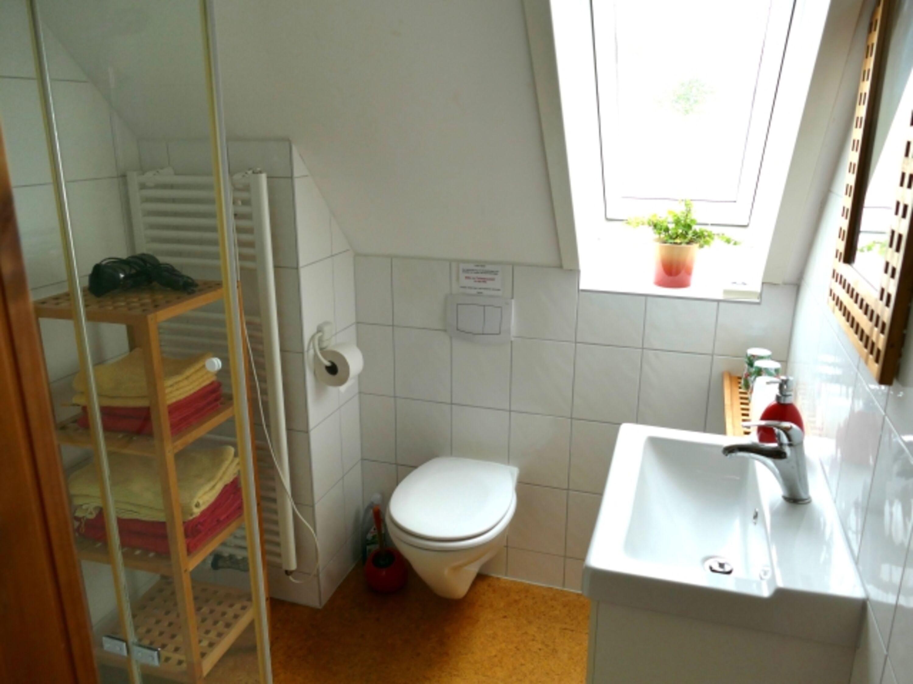 Dusche und WC