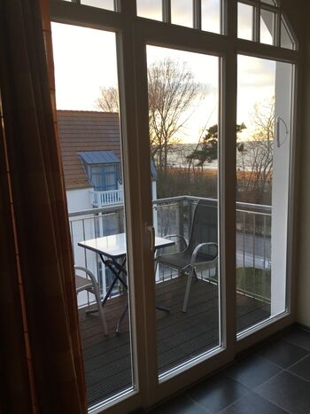 Blick aus dem Wohnzimmer