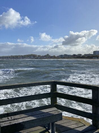 Blick von der Seebrücke