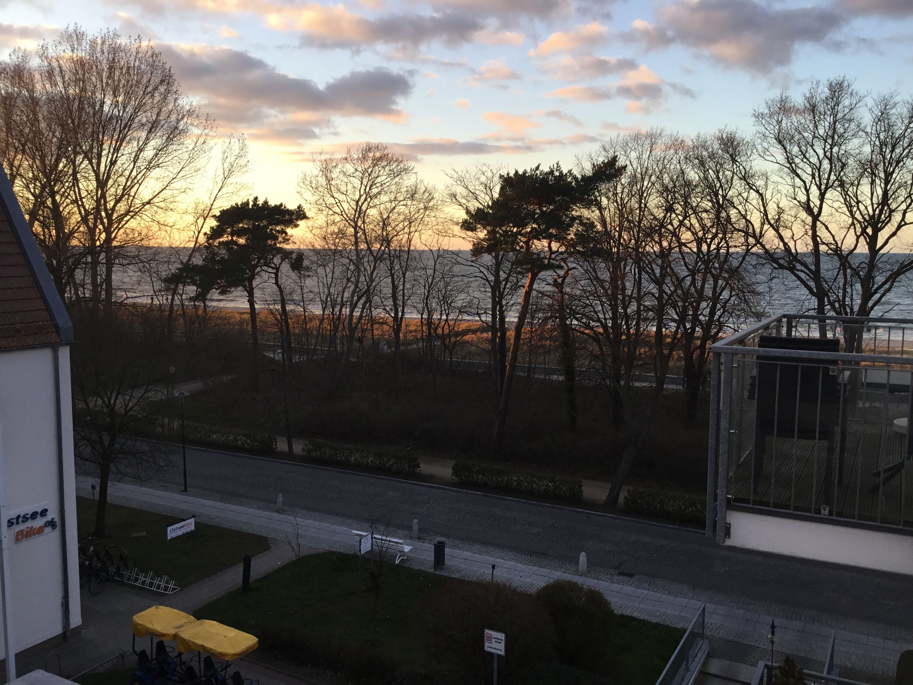 Aussicht vom Balkon