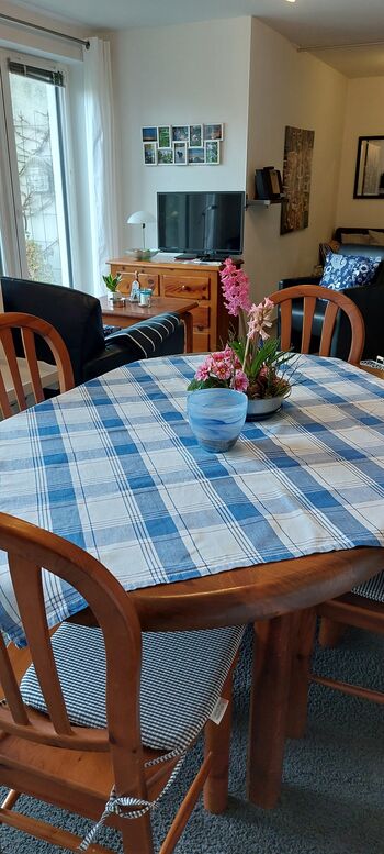 Blick  auf die Sitzecke