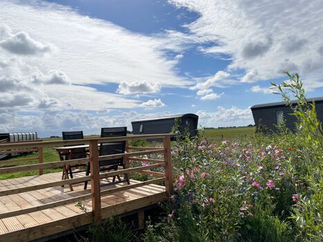 Veranda und Ausblick