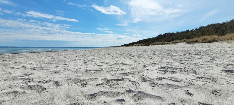 Strand vor Ort
