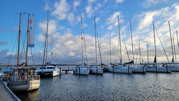 Hafen Breege, ca. 2km