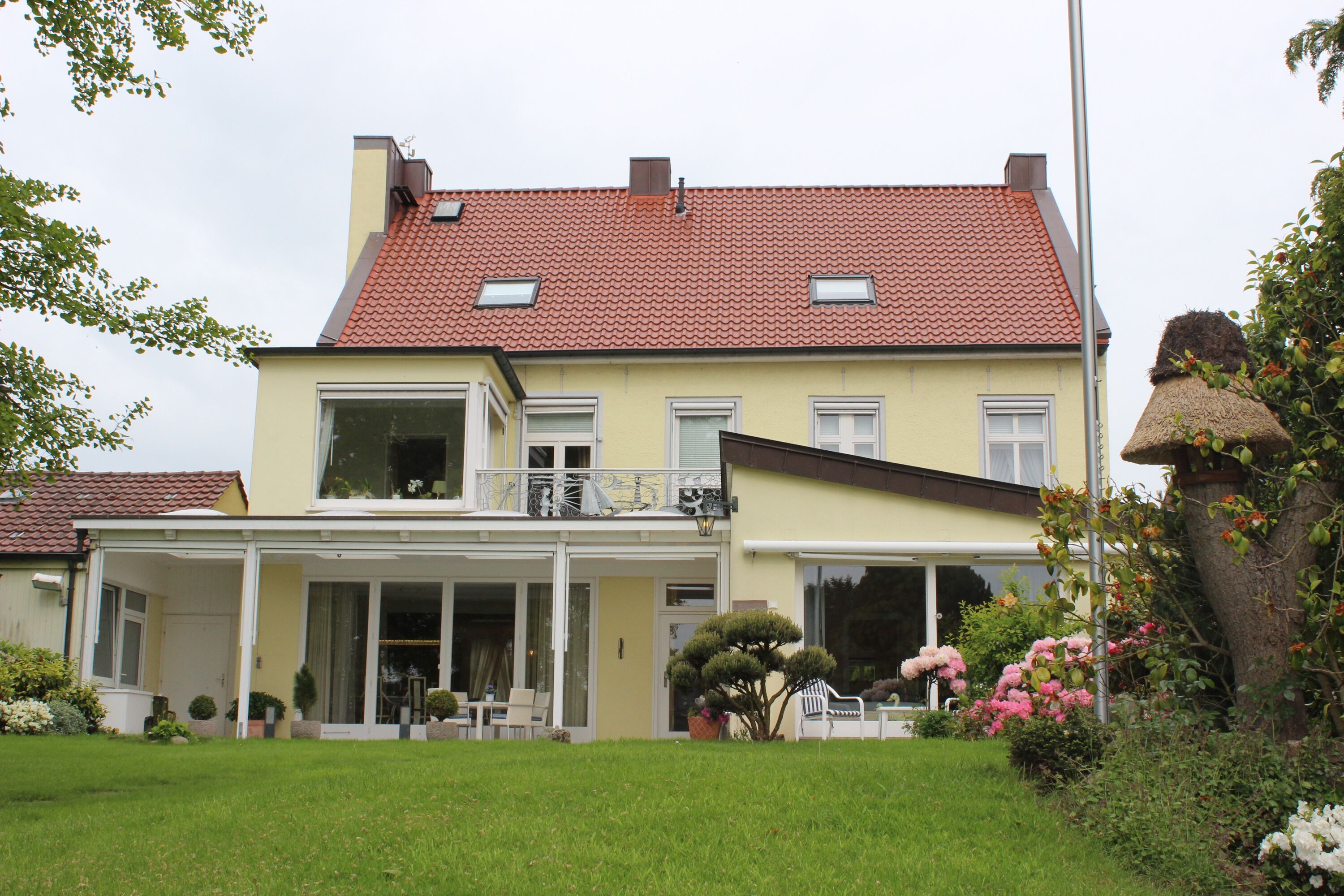 Rückseite des Hauses