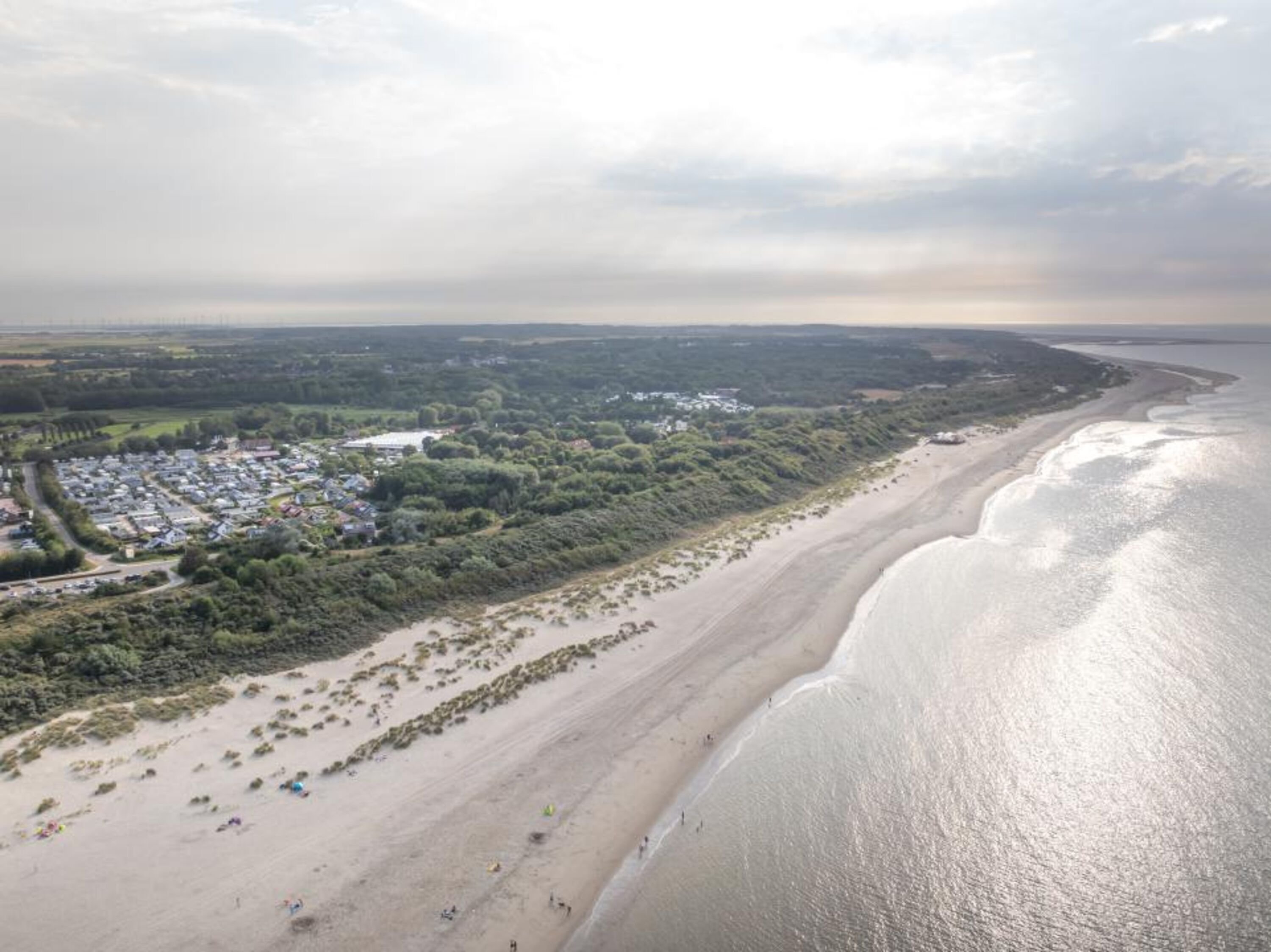 Lage Park Zonnedorp zum Strand