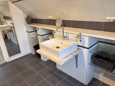 Bad mit Fußbodenheizung