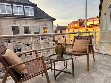 Balkon für gemütliche Abende