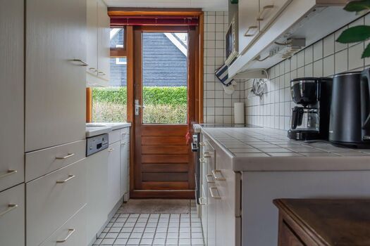 Die offene Küche mit allem Komfort