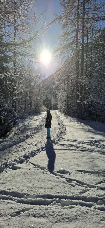 Winterwanderwege binnen direkt ab Haus