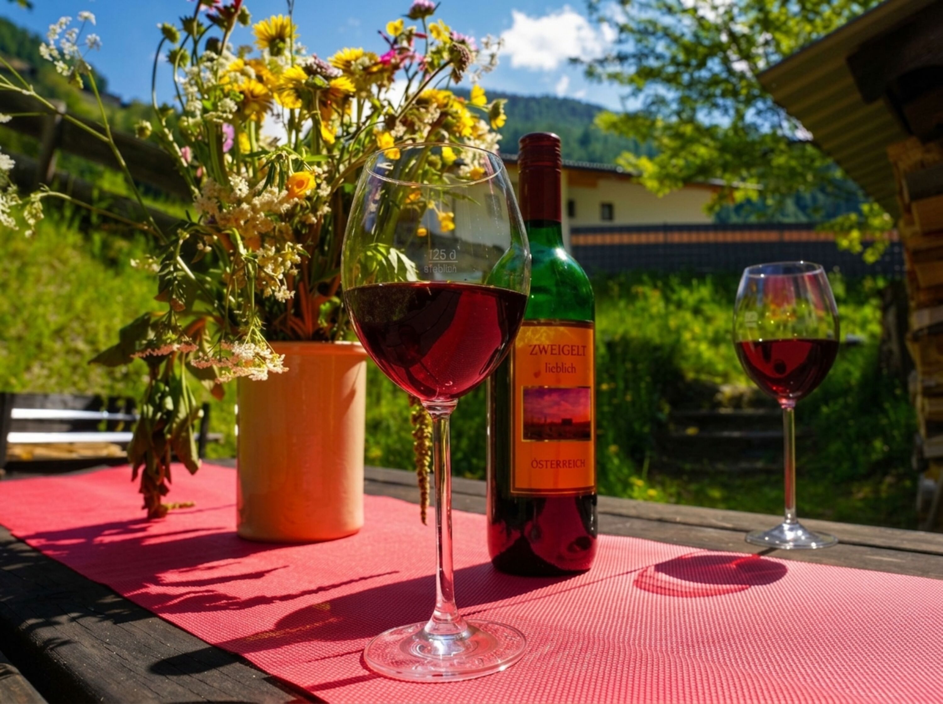 Den Abend genießen im Berggarten
