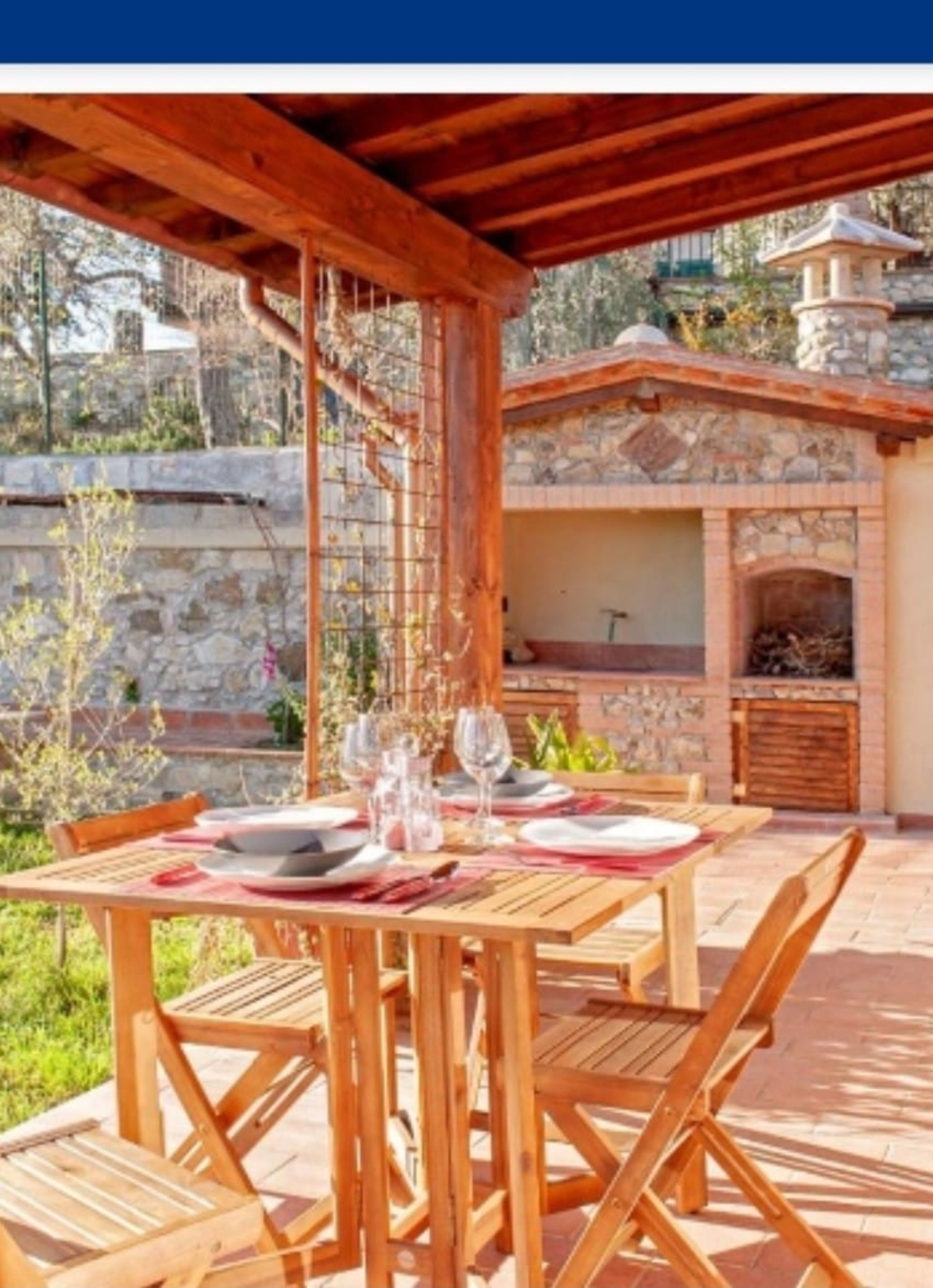 Überdachte Terrasse