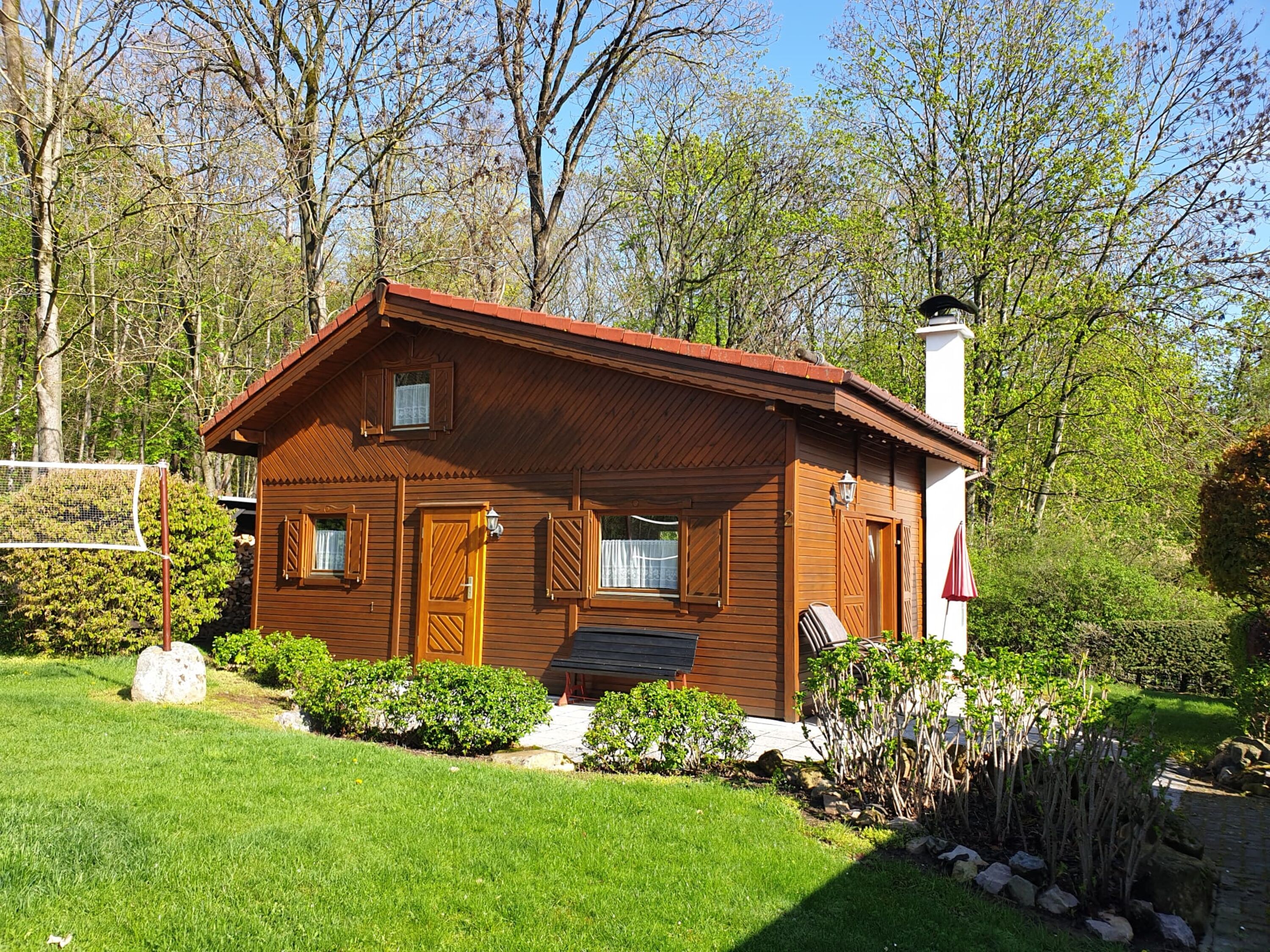 Urig gemütliches Ferienhaus im Blockhausstil und mitten in der Natur