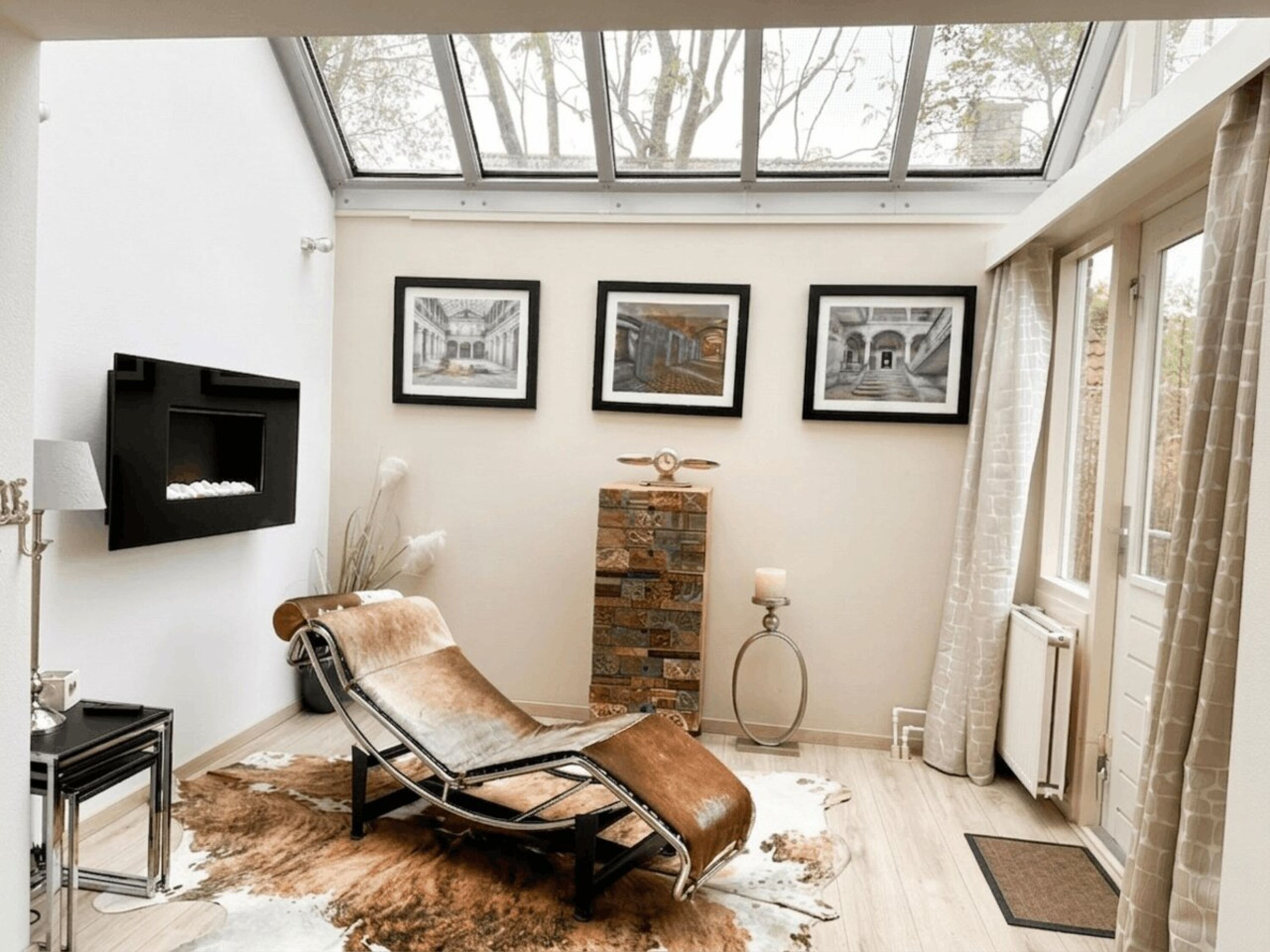 Ferienhaus Villa Relax Ooghduyne Wintergarten und schöner Aussicht