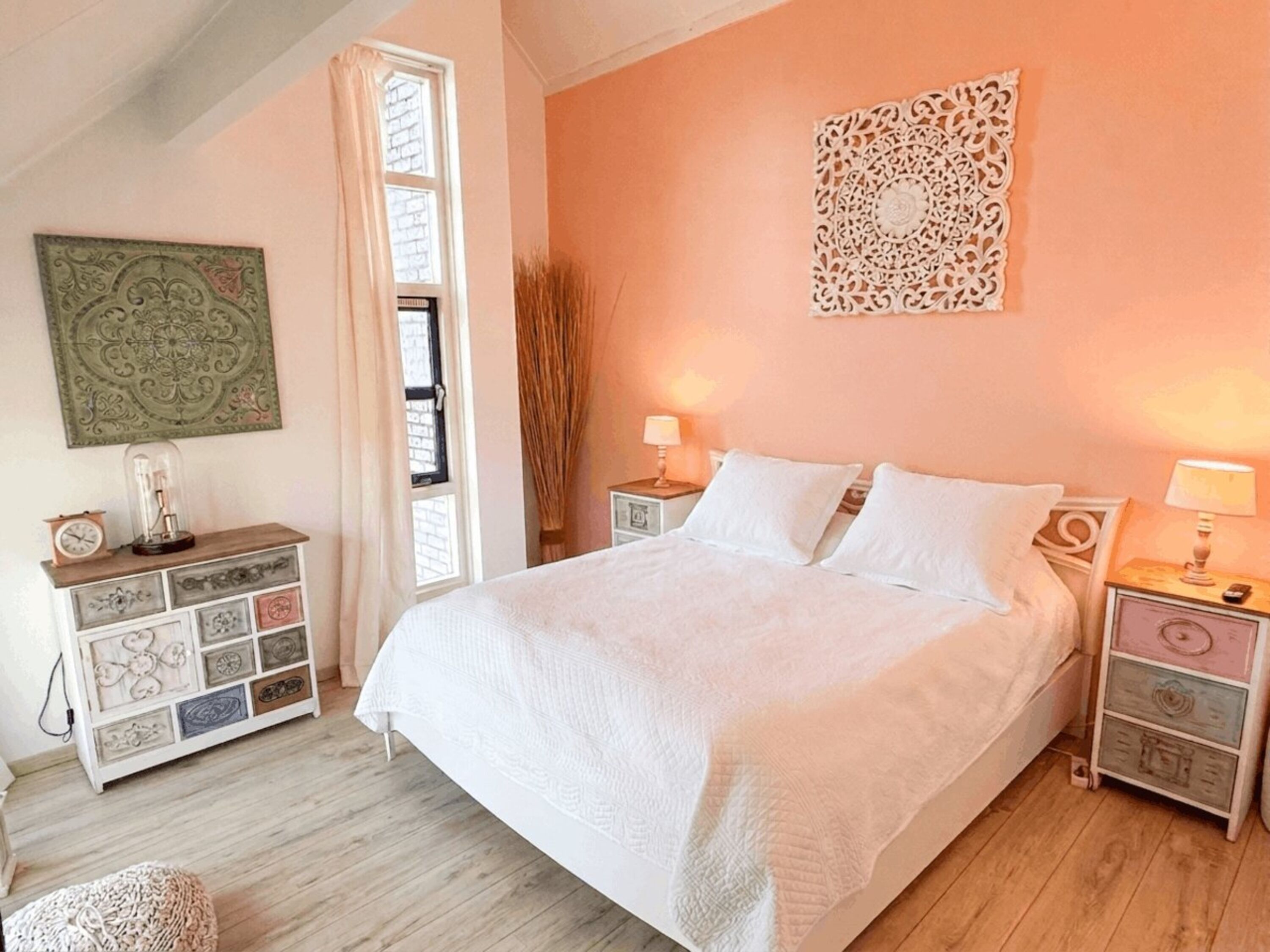 Ferienhaus Villa Relax Ooghduyne mit Smart-TV im Schlafzimmer im Obergeschoss