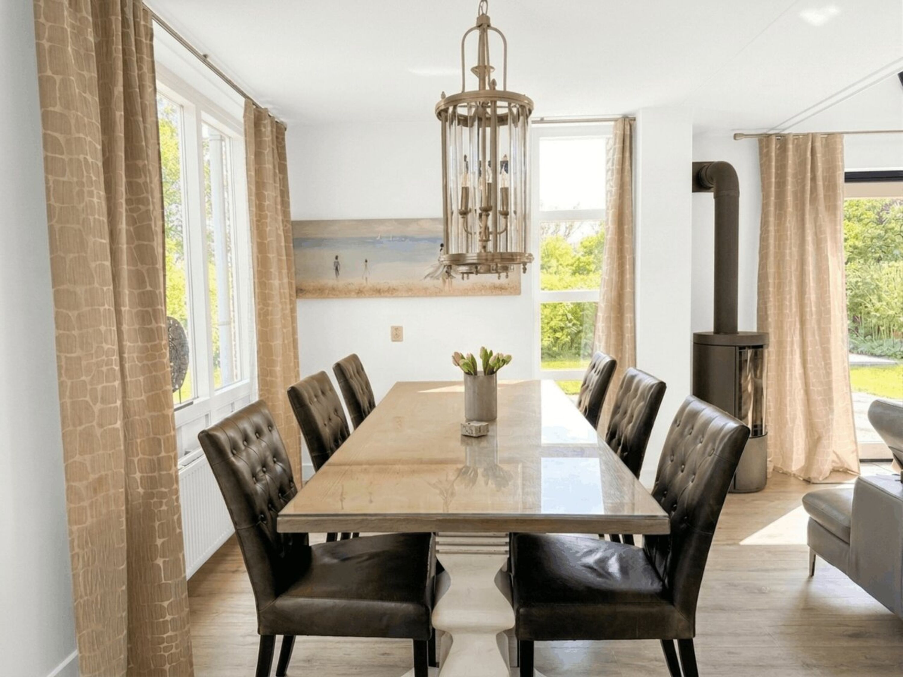 Ferienhaus Villa Relax Ooghduyne mit großem Esstisch