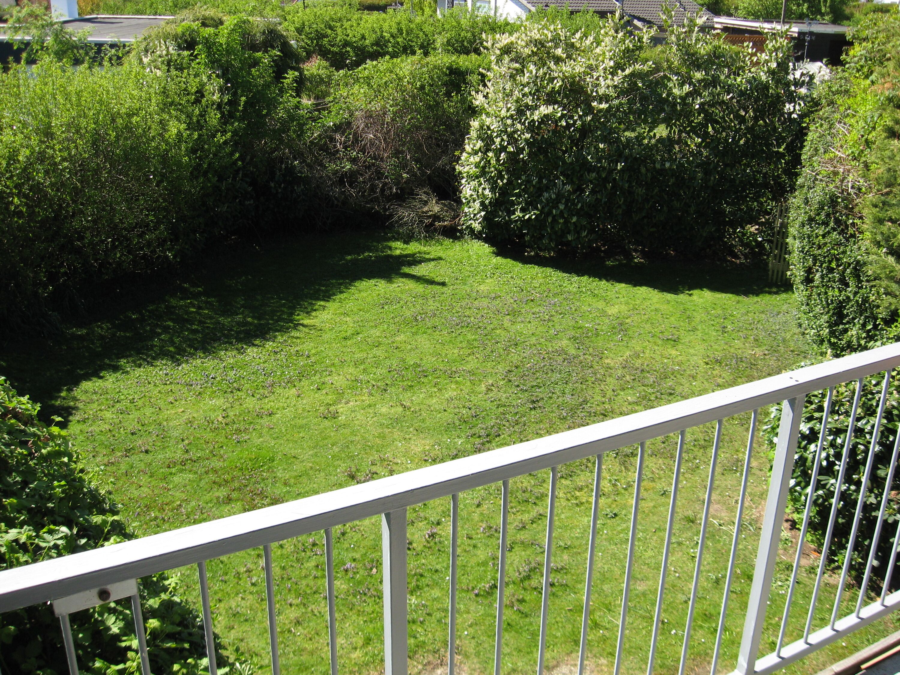 Eingezäunter Garten