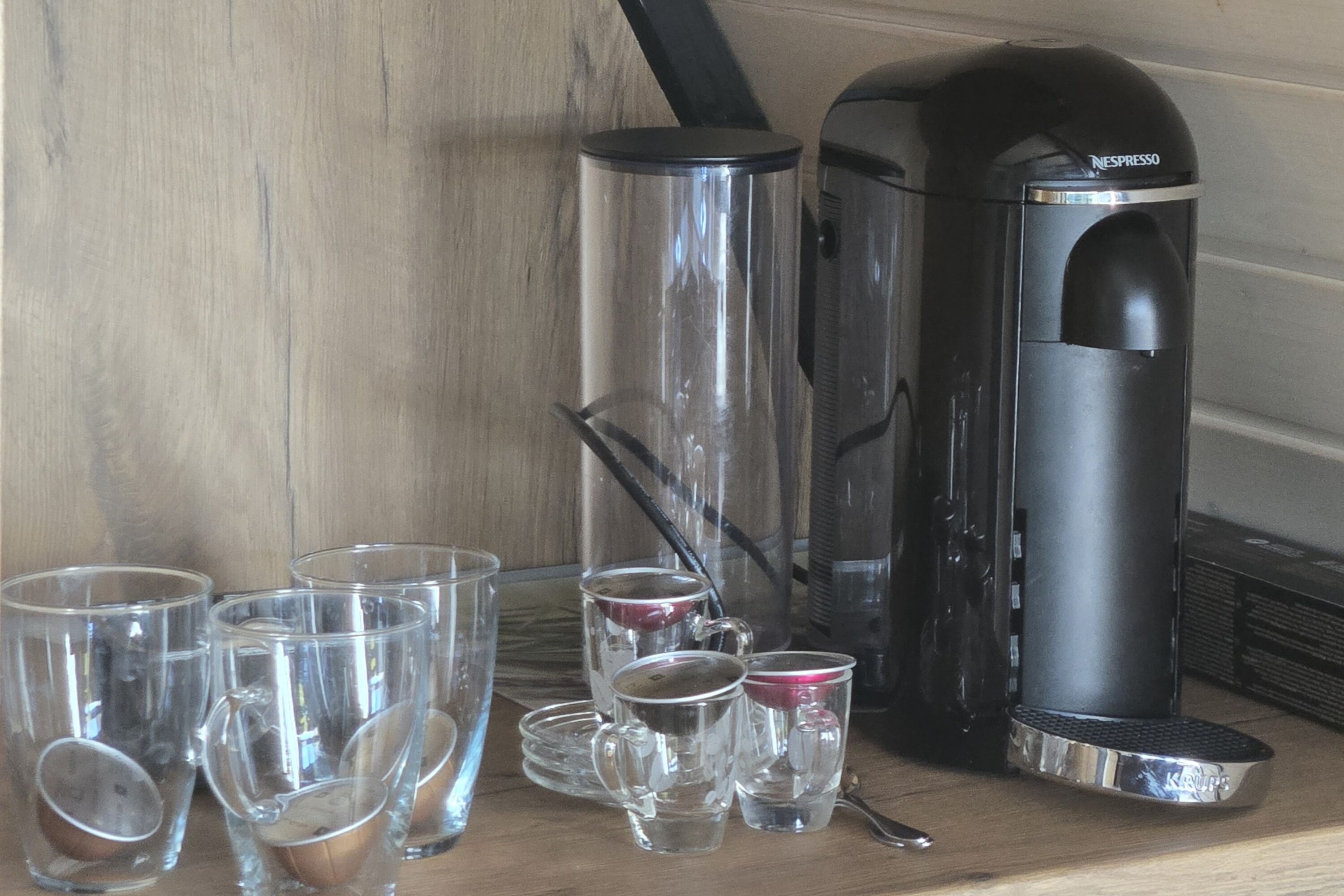 hochwertige Kaffeemaschine von Nespresso