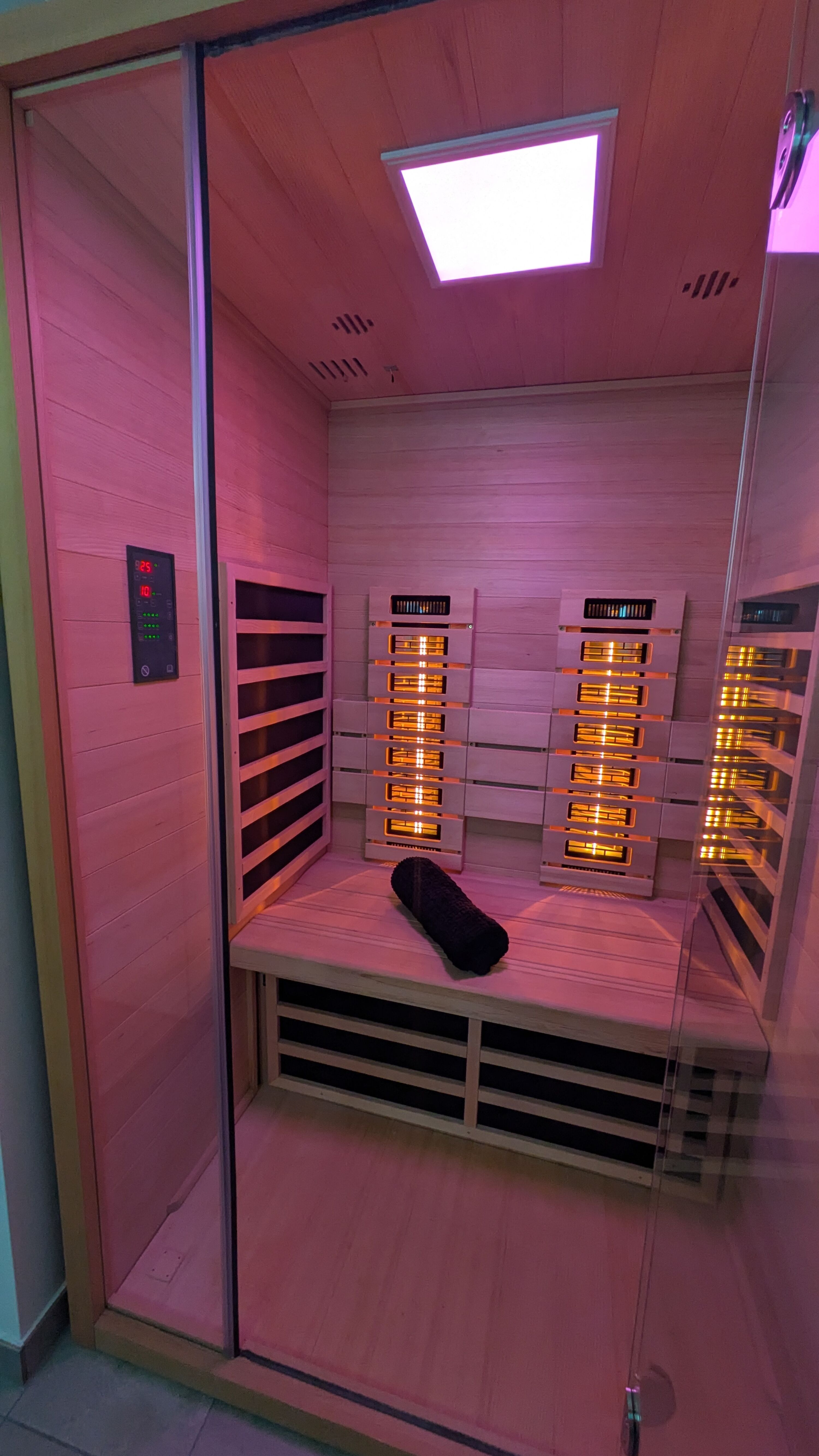 Wellness in der Infrarotsauna