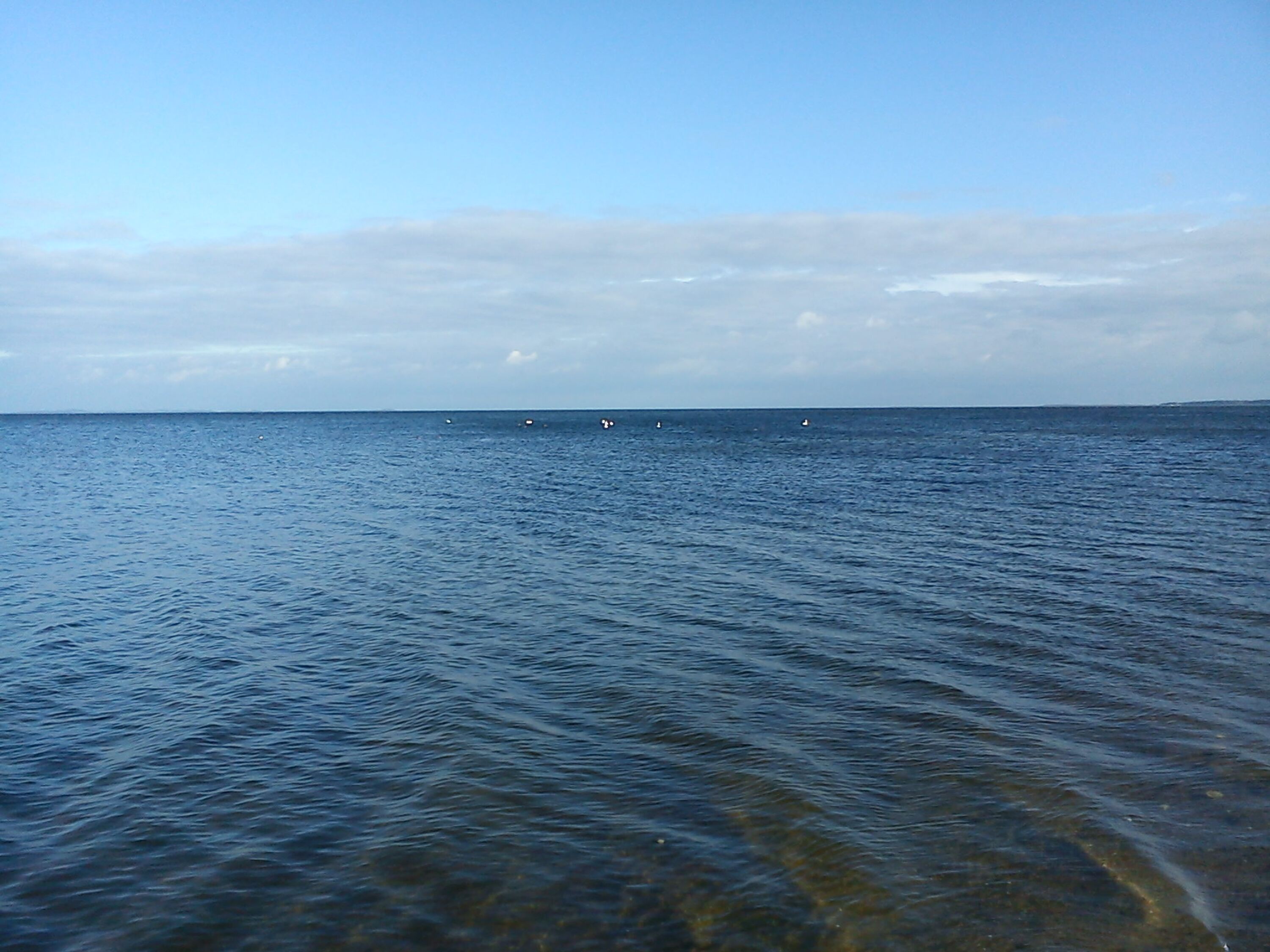 das Meer, soweit das Auge reicht