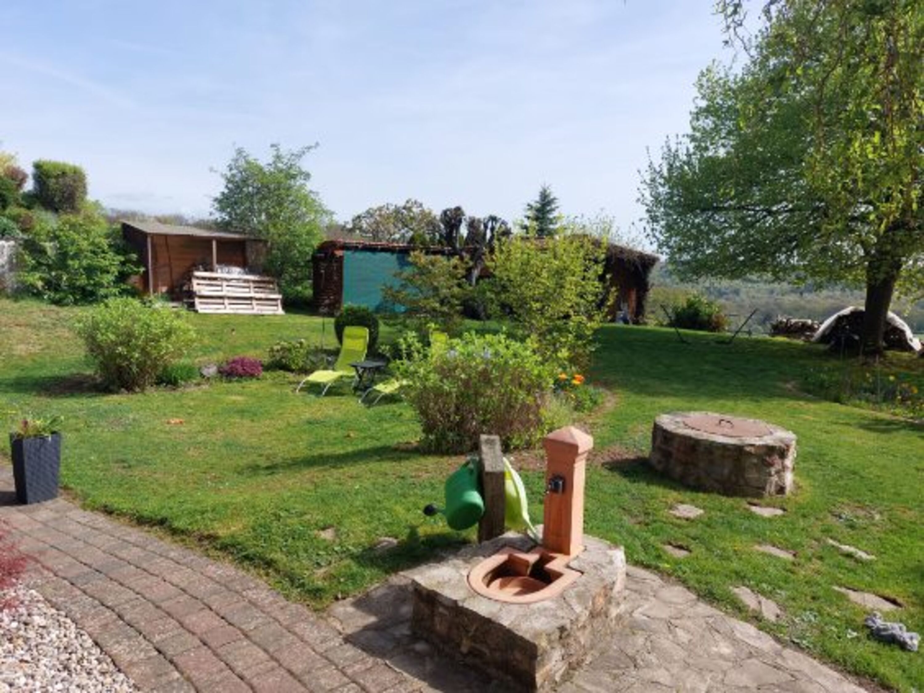 Garten von Terrasse