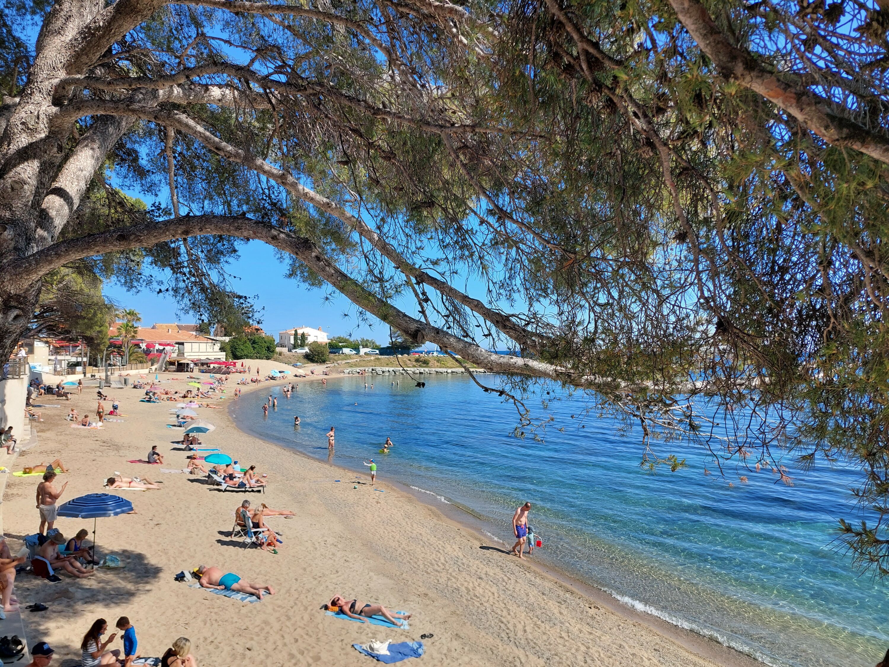 Einer der Strand in Les Issambres