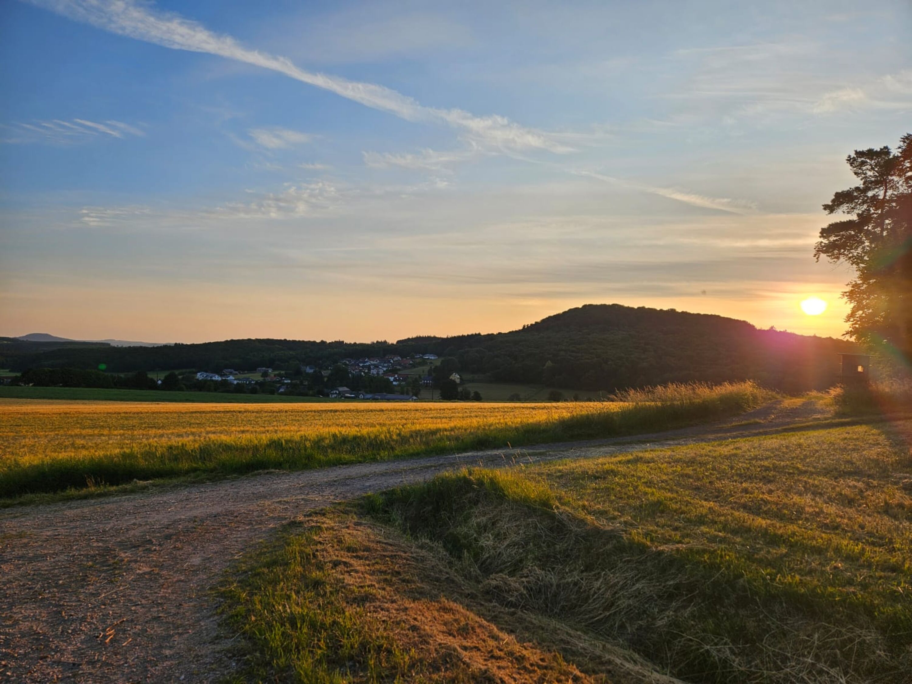 Sonnenaufgang fußläufig