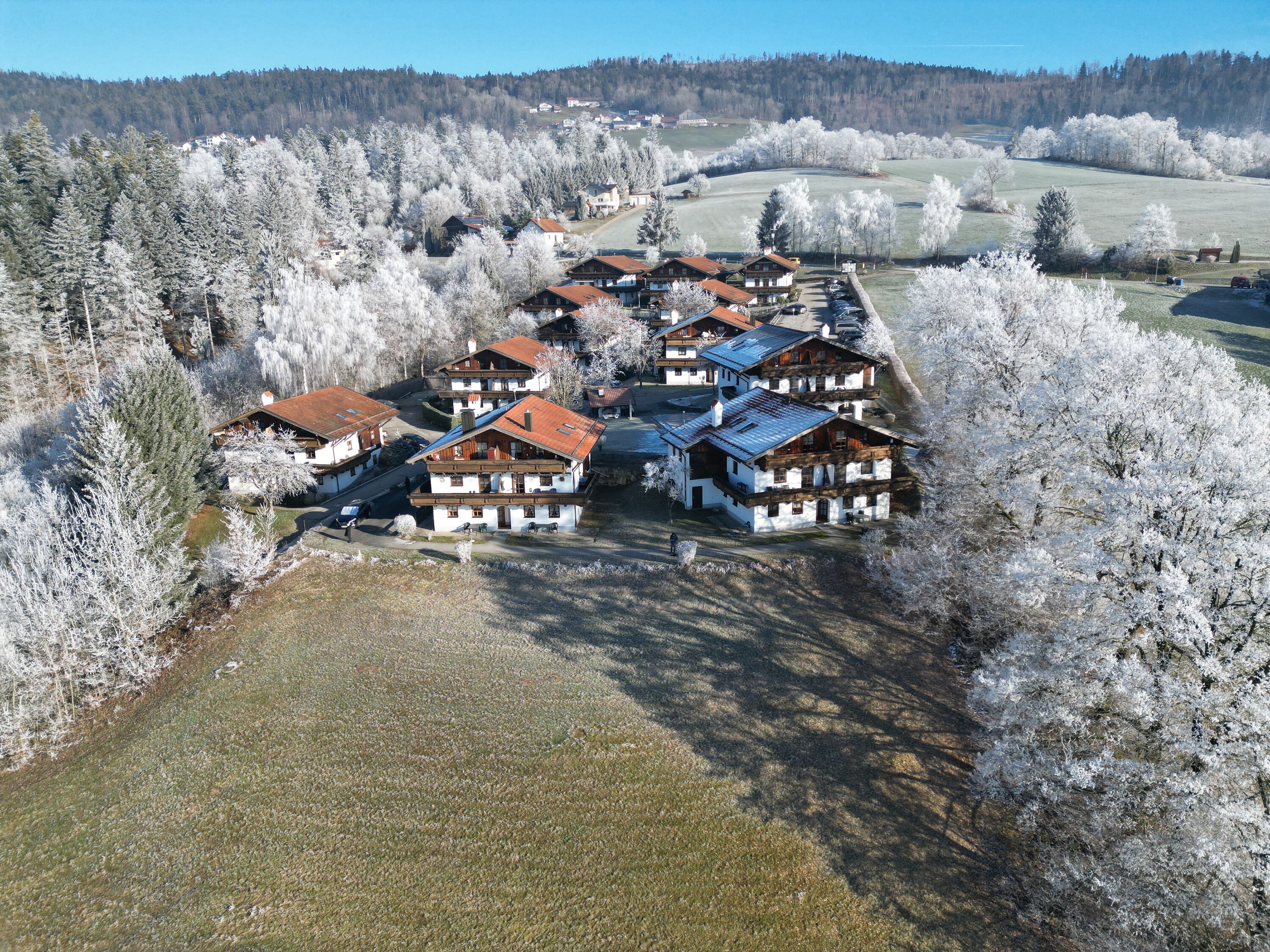 Kleine Anlage mitten im Grünen des Bayerischen Waldes Ein Ort zum Durchatmen und Ankommen