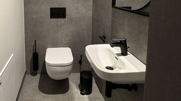 Toilette unten