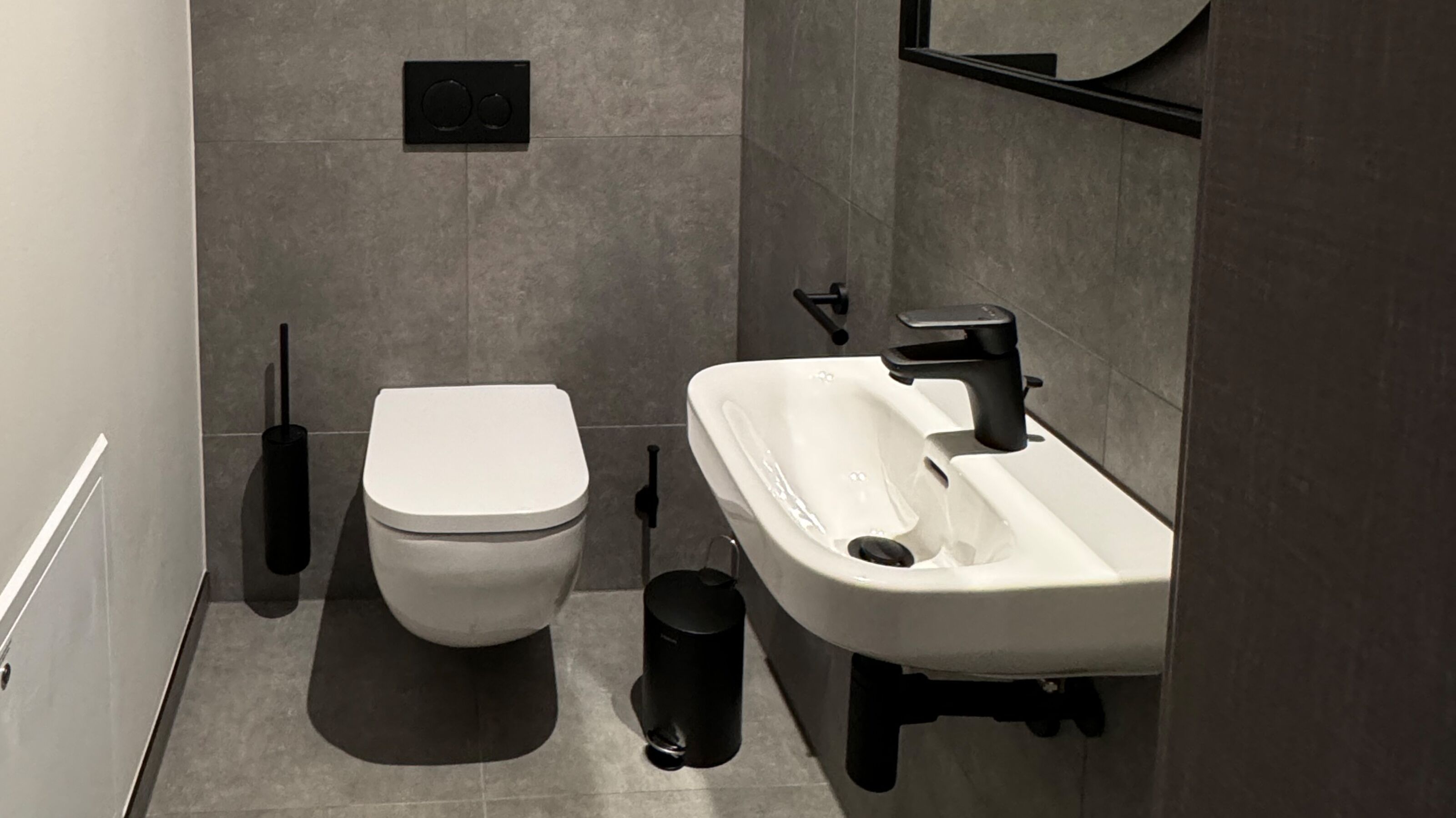 Toilette unten
