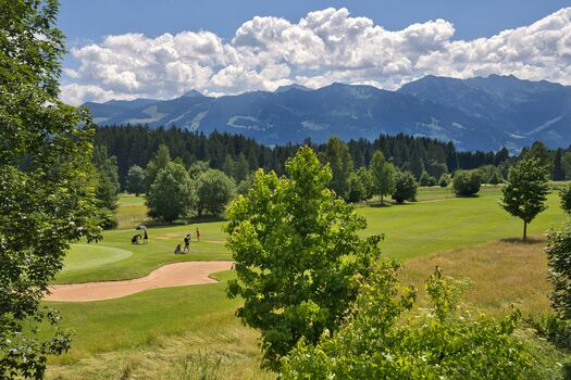 Golfplatz direkt vor der Türe