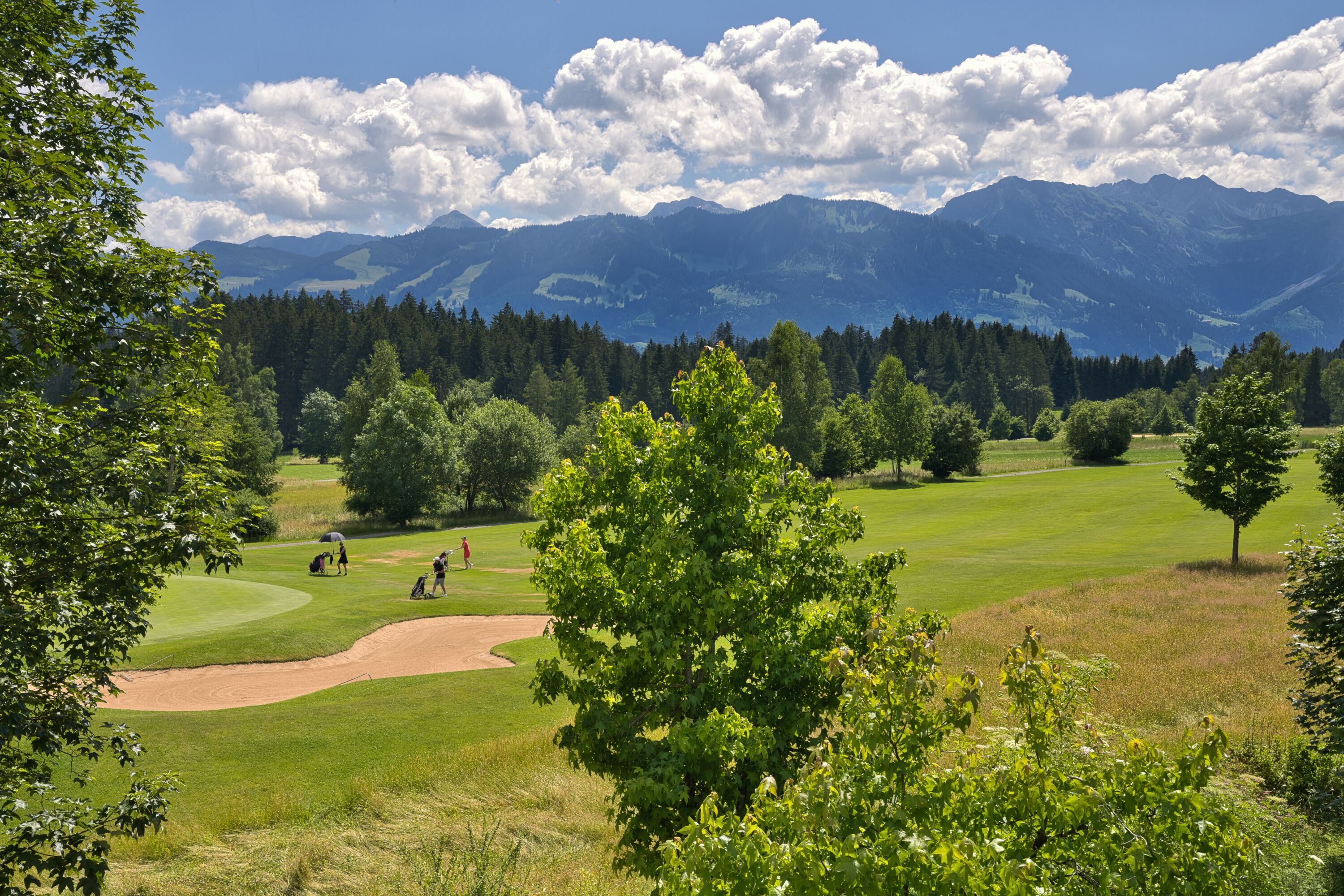 Golfplatz direkt vor der Türe