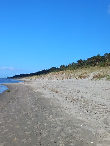 Hundestrand Lubmin Richtung Ostenten