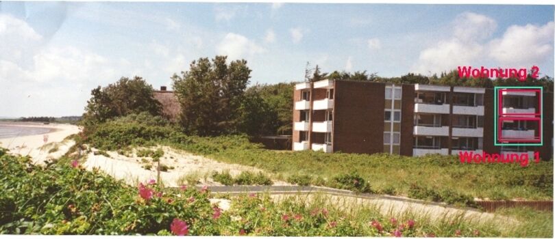 Außenansicht, direkt am Meer