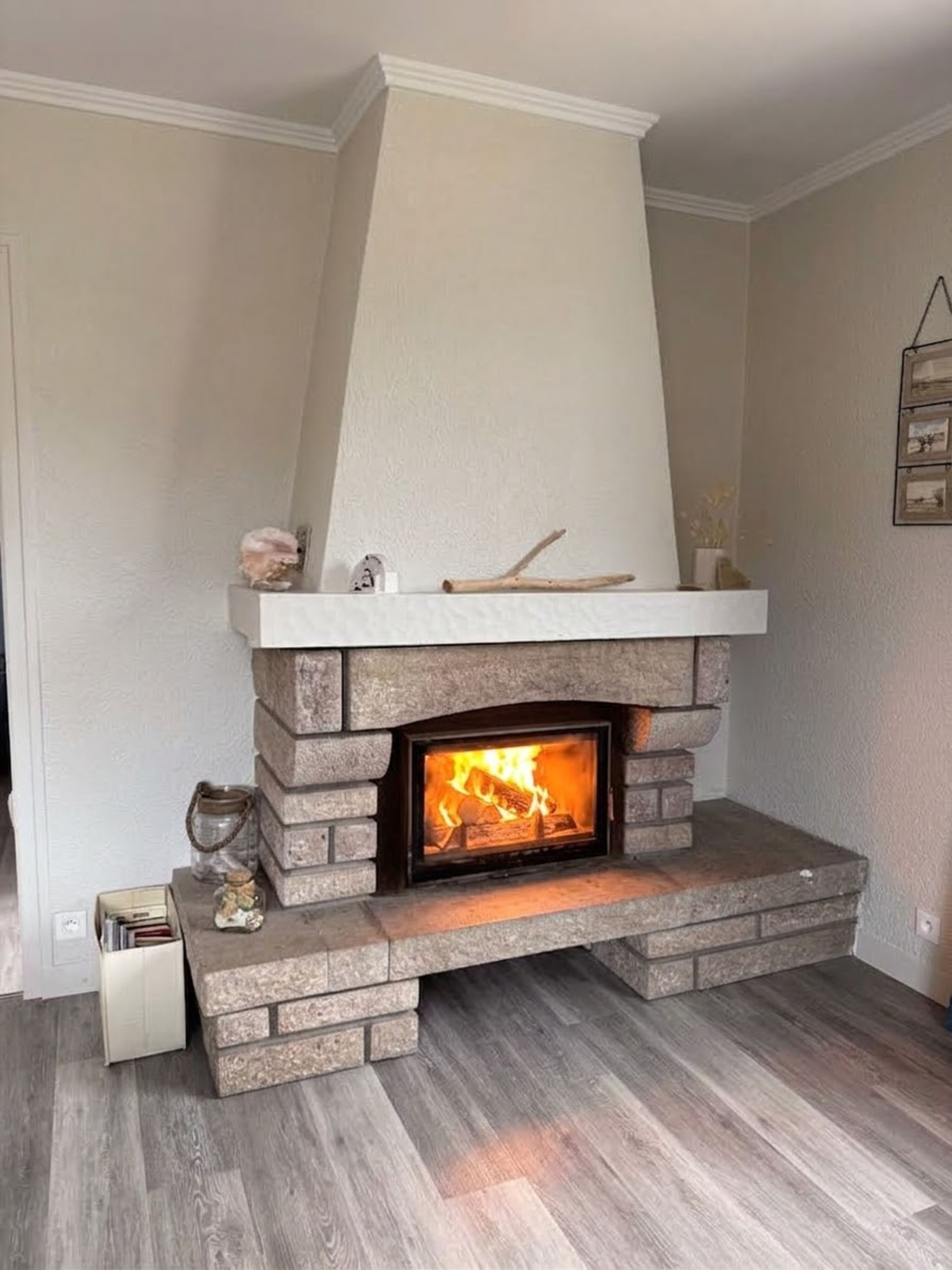 Wohnzimmer – Kamin