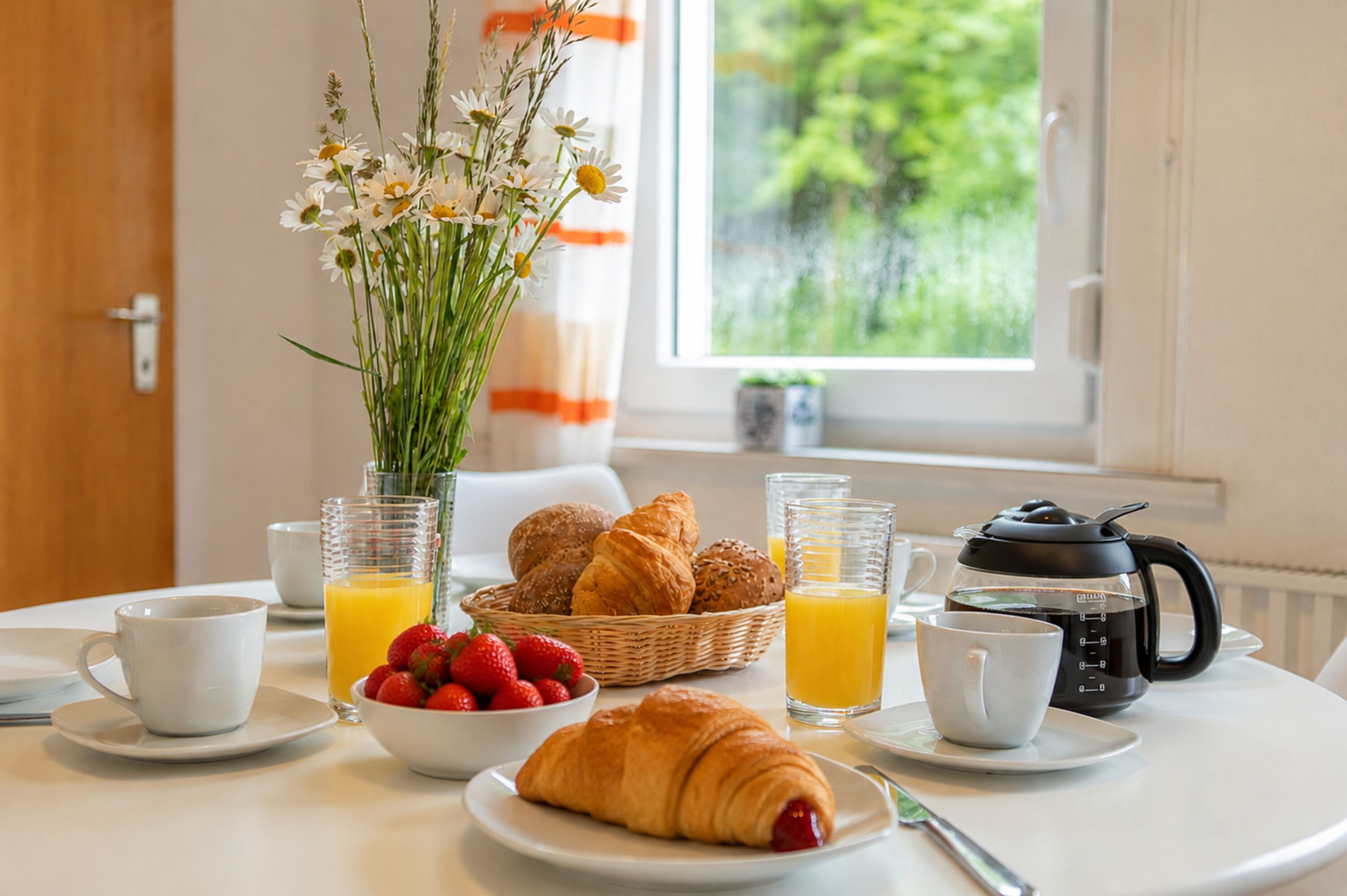leckeres Frühstück in der Küche