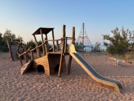 Spielplatz am Strand