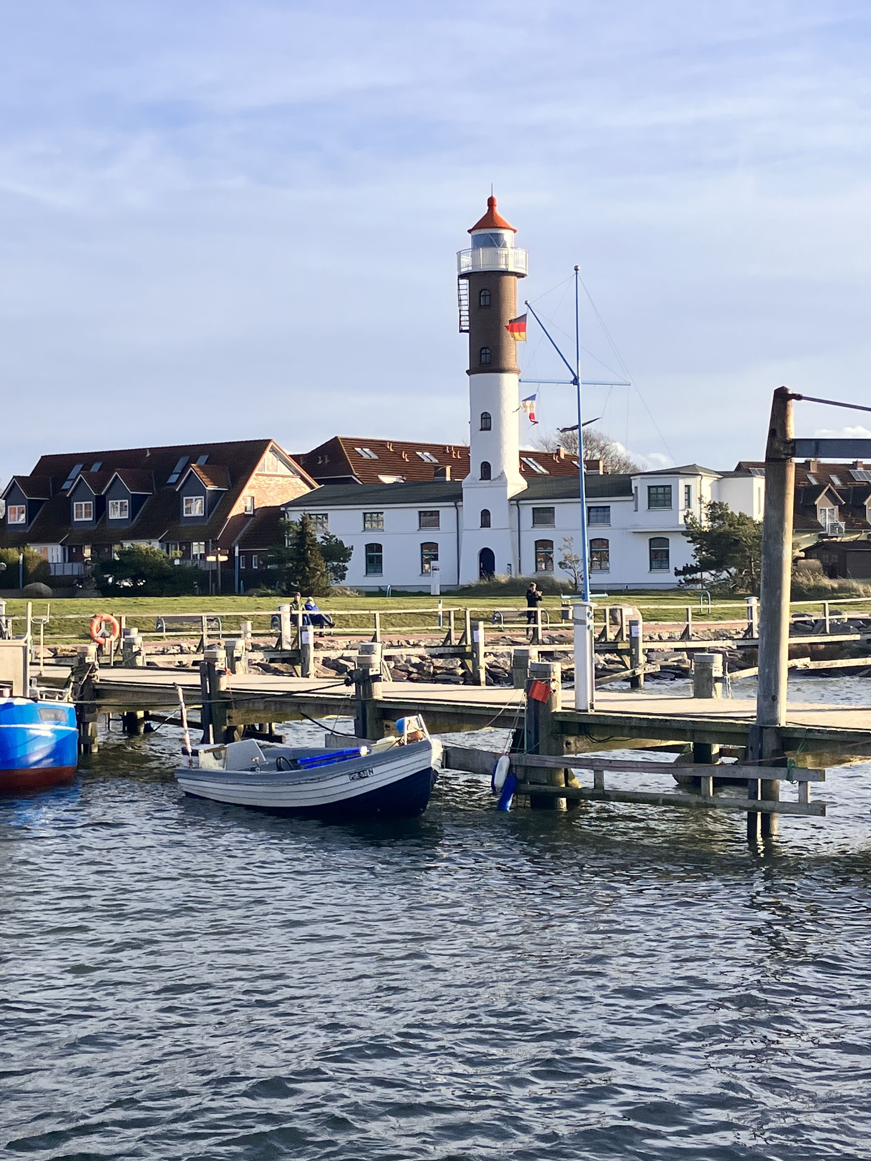 Leuchtturm und Hafen in Timmendorf