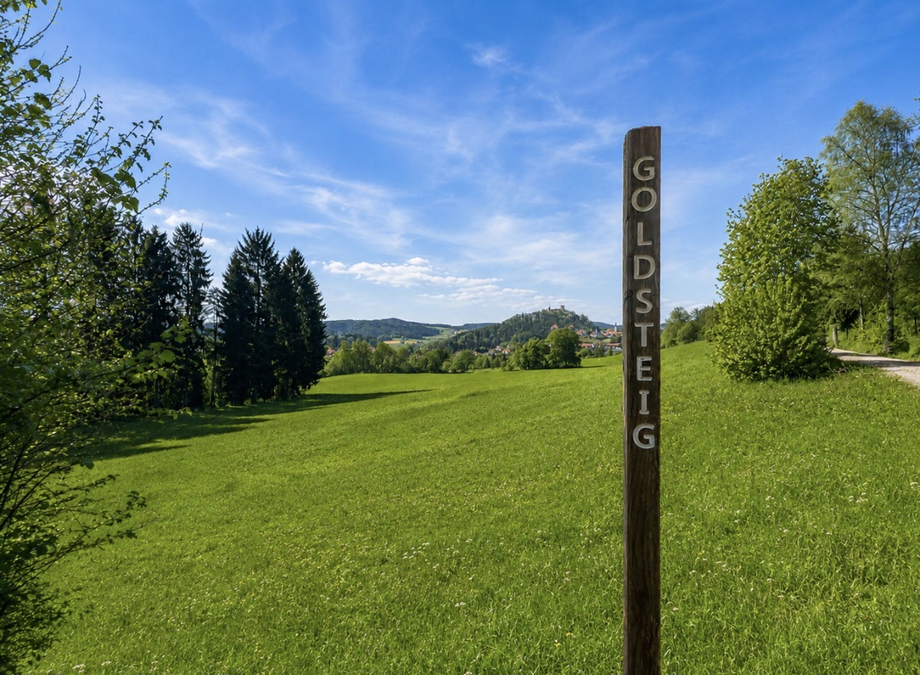 Fernwanderweg Goldsteig direkt vor der Haustür
