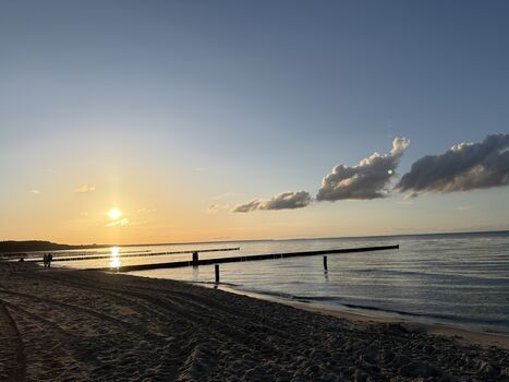 Sonnenuntergang am Strand
