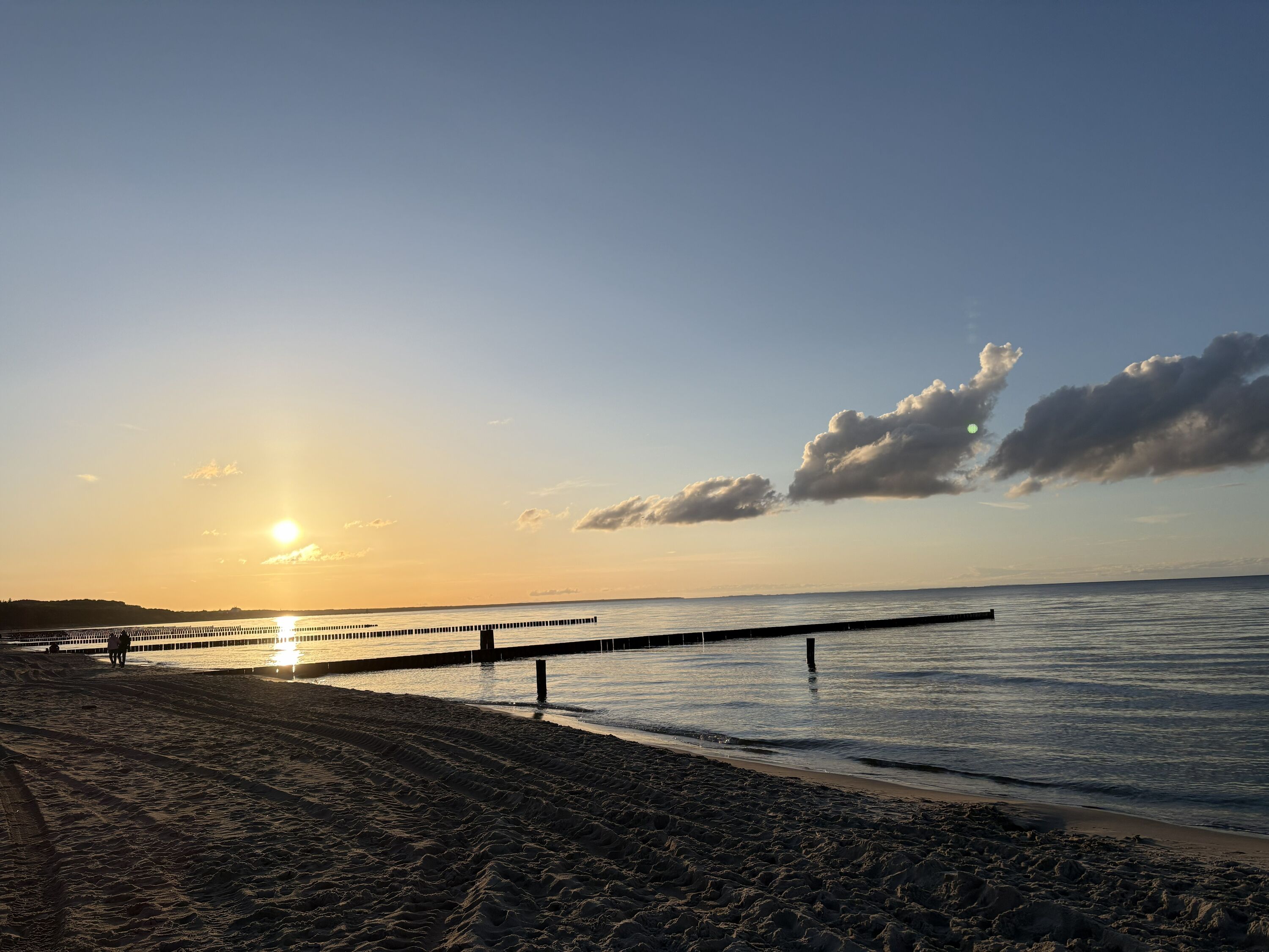 Sonnenuntergang am Strand